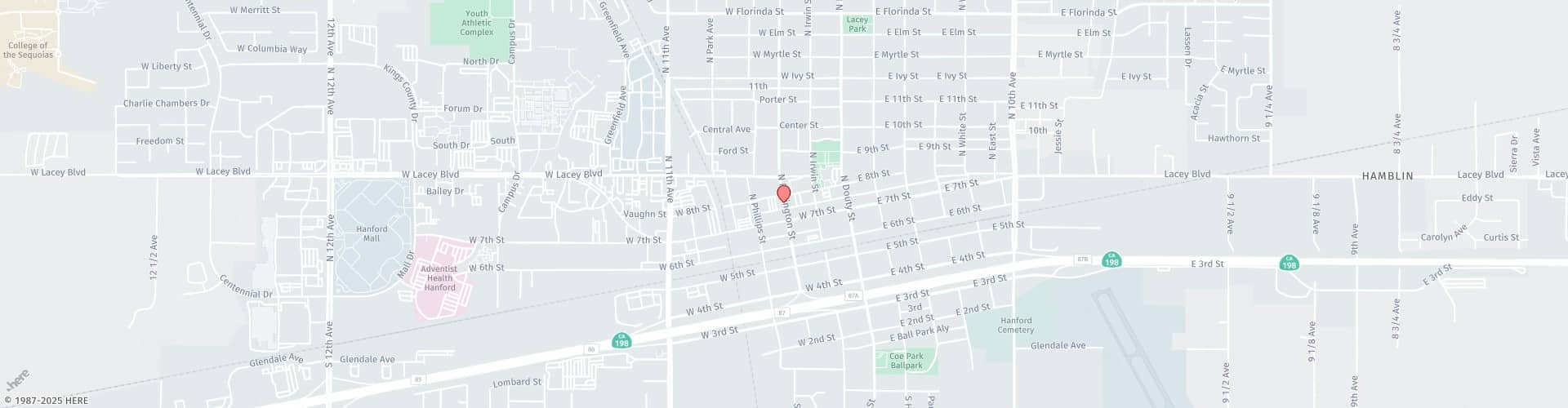 Location Map: 295 N Redington St Hanford, CA 93230