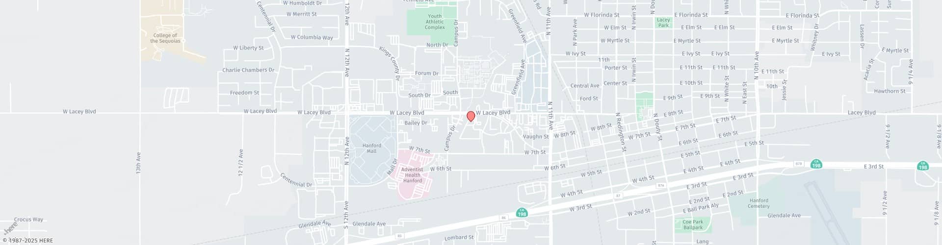 Location Map: 1157 W. Lacey Blvd. Hanford, CA 93230